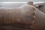Estàtua de Ramsés II, detall.