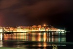 A Coruña de nit.