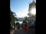 Huay Xai - Temple Tailàndia de fons
