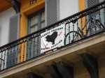 Reivindicacions als balcons de Donostia