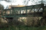 Pont de ferro al costat de la casa de El Molí Nou