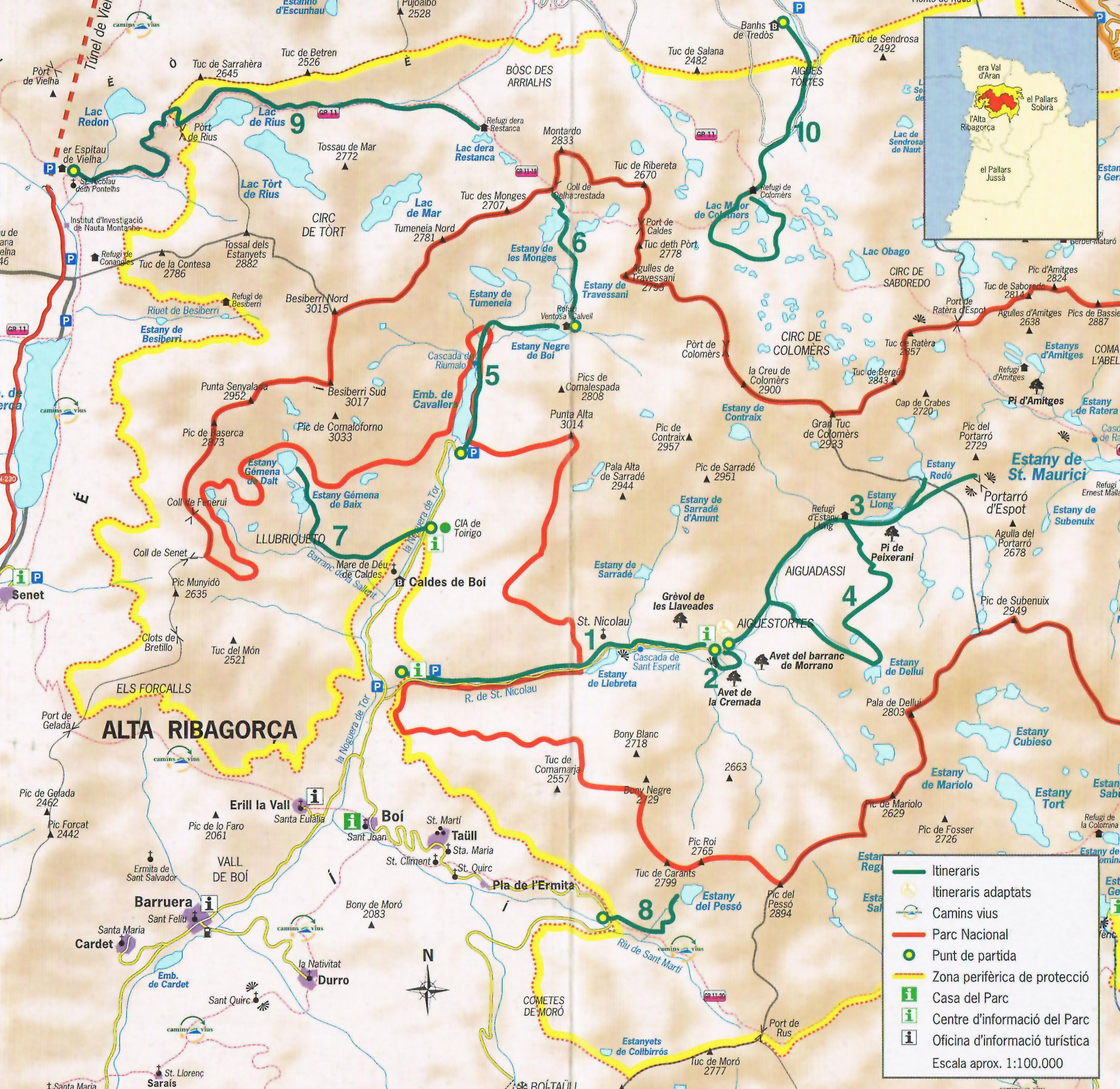 Mapa de la ruta
